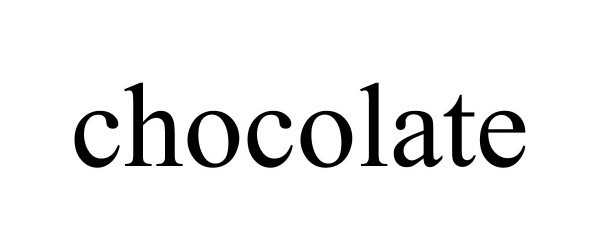 Trademark Logo CHOCOLATE