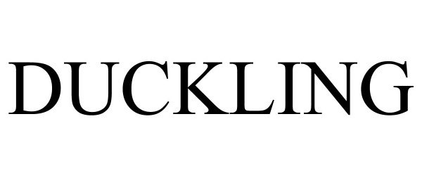 Trademark Logo DUCKLING
