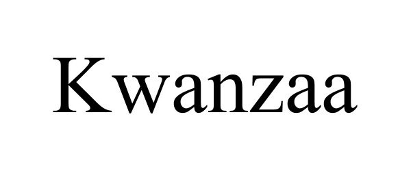 Trademark Logo KWANZAA