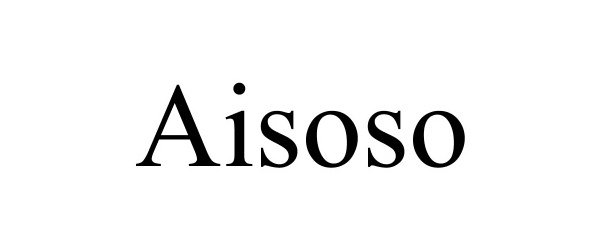 Trademark Logo AISOSO