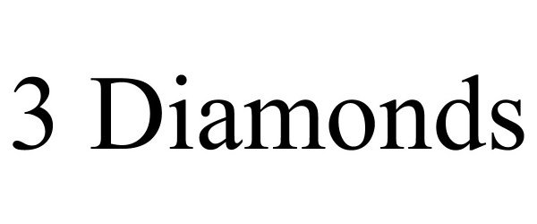 Trademark Logo 3 DIAMONDS