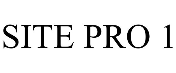 Trademark Logo SITE PRO 1