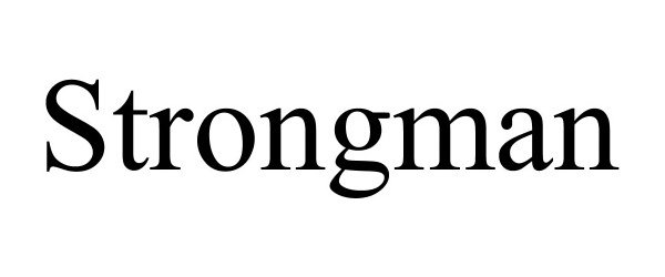 Trademark Logo STRONGMAN