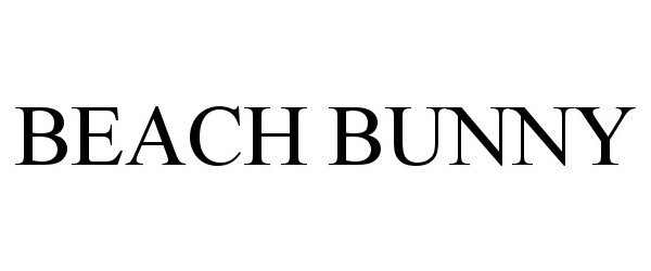 Trademark Logo BEACH BUNNY