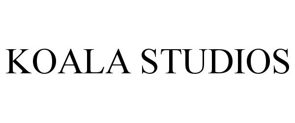 Trademark Logo KOALA STUDIOS