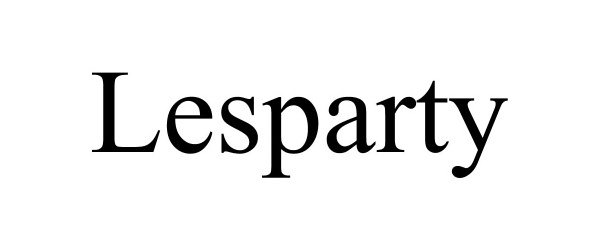 Trademark Logo LESPARTY