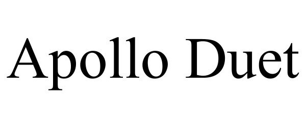 Trademark Logo APOLLO DUET