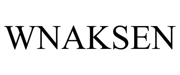 Trademark Logo WNAKSEN