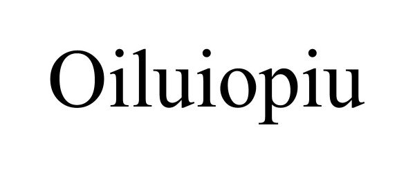  OILUIOPIU