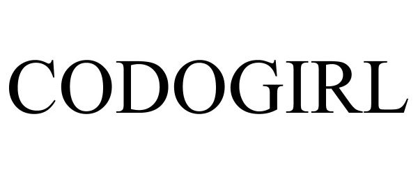Trademark Logo CODOGIRL