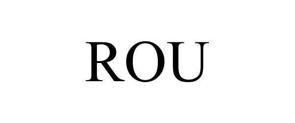 Trademark Logo ROU