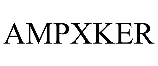 Trademark Logo AMPXKER