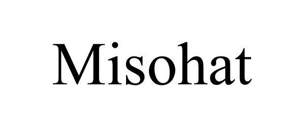 Trademark Logo MISOHAT