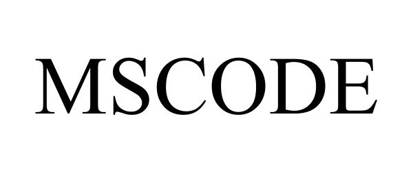  MSCODE