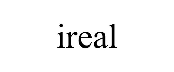 Trademark Logo IREAL