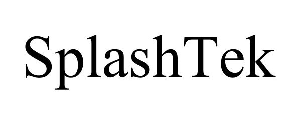Trademark Logo SPLASHTEK