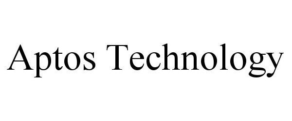 Trademark Logo APTOS TECHNOLOGY