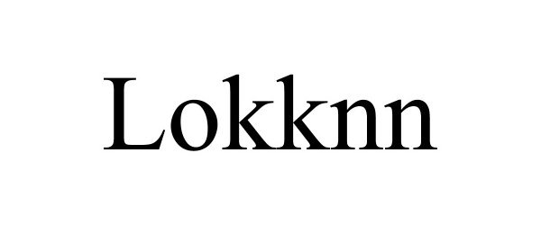 Trademark Logo LOKKNN