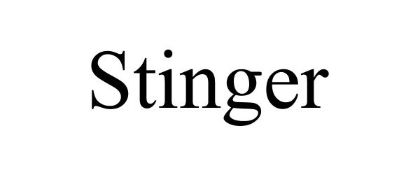 Trademark Logo STINGER