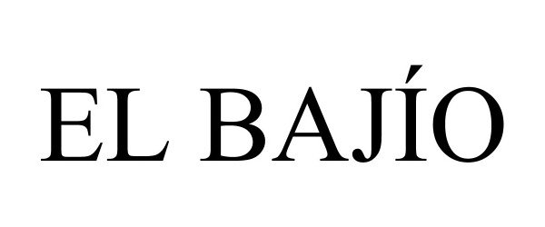 Trademark Logo EL BAJÍO