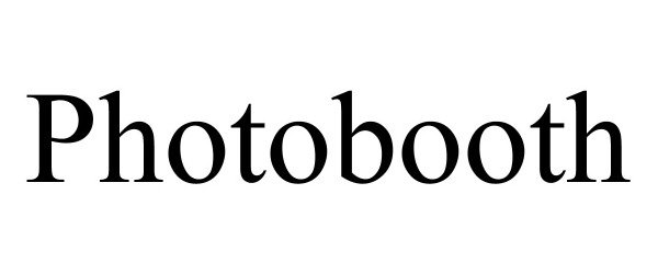 Trademark Logo PHOTOBOOTH