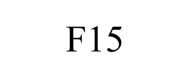 Trademark Logo F15