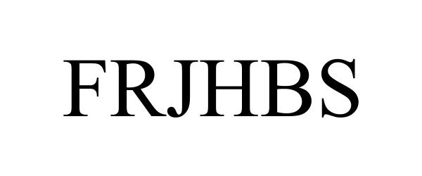 Trademark Logo FRJHBS
