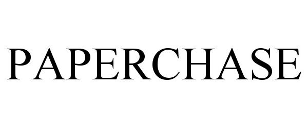 Trademark Logo PAPERCHASE