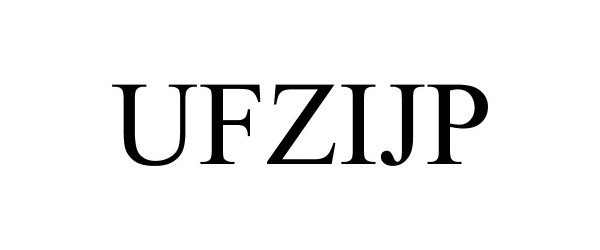 Trademark Logo UFZIJP
