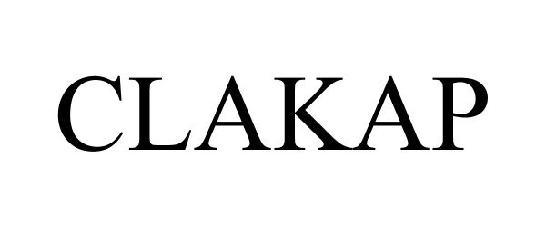 Trademark Logo CLAKAP