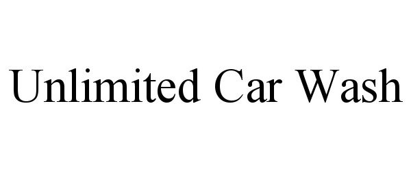 Trademark Logo UNLIMITED CAR WASH