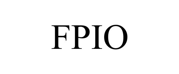 Trademark Logo FPIO