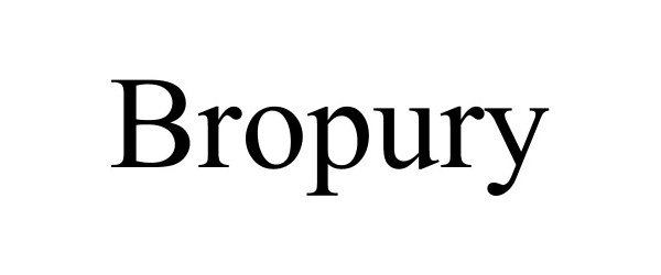 Trademark Logo BROPURY