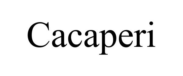 Trademark Logo CACAPERI