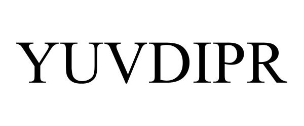 Trademark Logo YUVDIPR