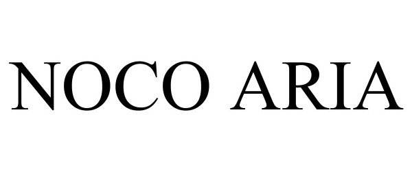 Trademark Logo NOCO ARIA