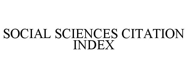 Trademark Logo SOCIAL SCIENCES CITATION INDEX