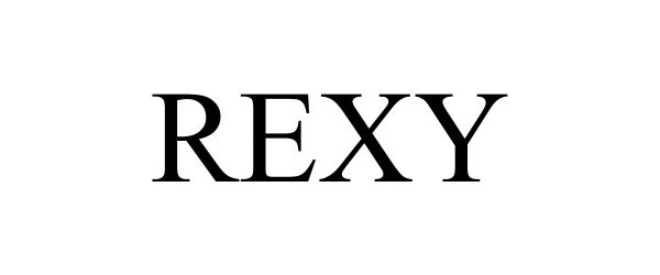 Trademark Logo REXY