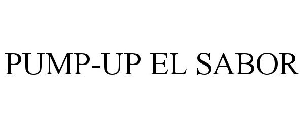  PUMP-UP EL SABOR