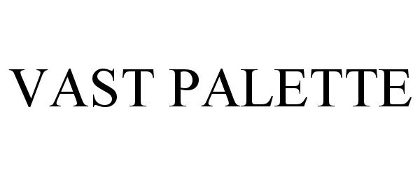 Trademark Logo VAST PALETTE