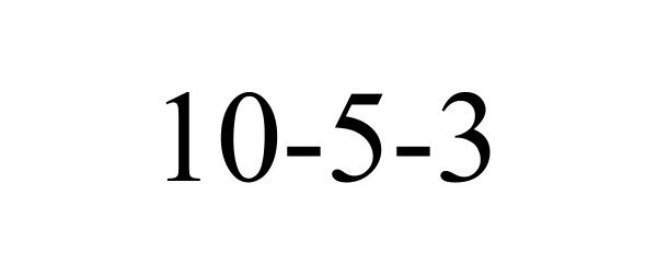  10-5-3