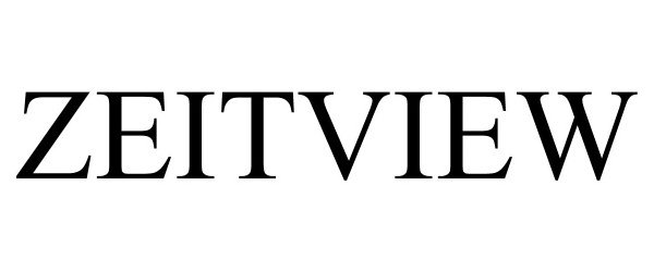 Trademark Logo ZEITVIEW