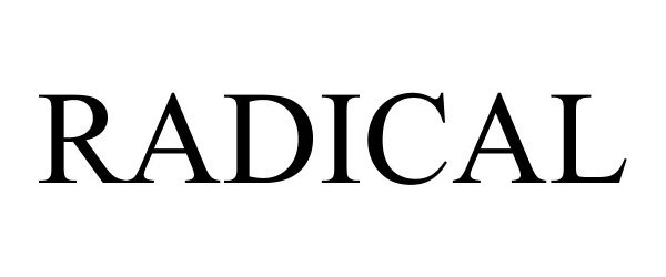 Trademark Logo RADICAL