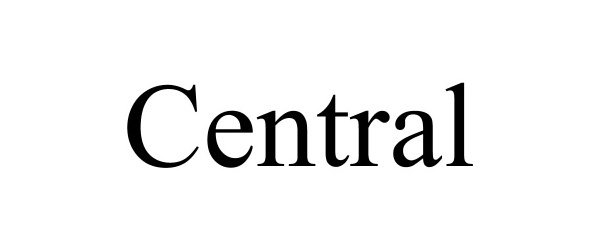Trademark Logo CENTRAL