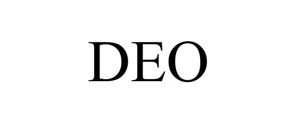 Trademark Logo DEO