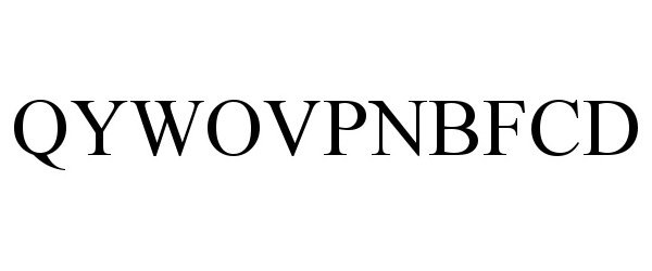 Trademark Logo QYWOVPNBFCD