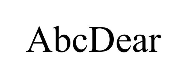 Trademark Logo ABCDEAR