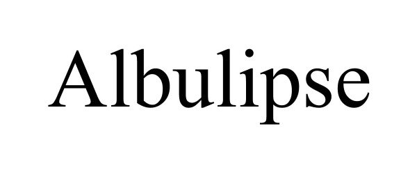 Trademark Logo ALBULIPSE