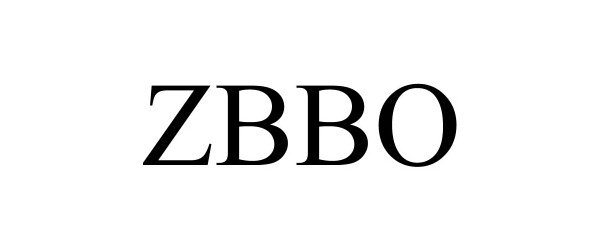 Trademark Logo ZBBO