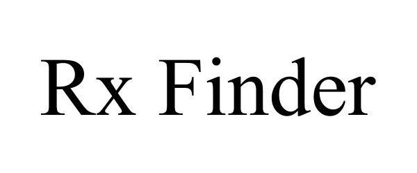 Trademark Logo RX FINDER